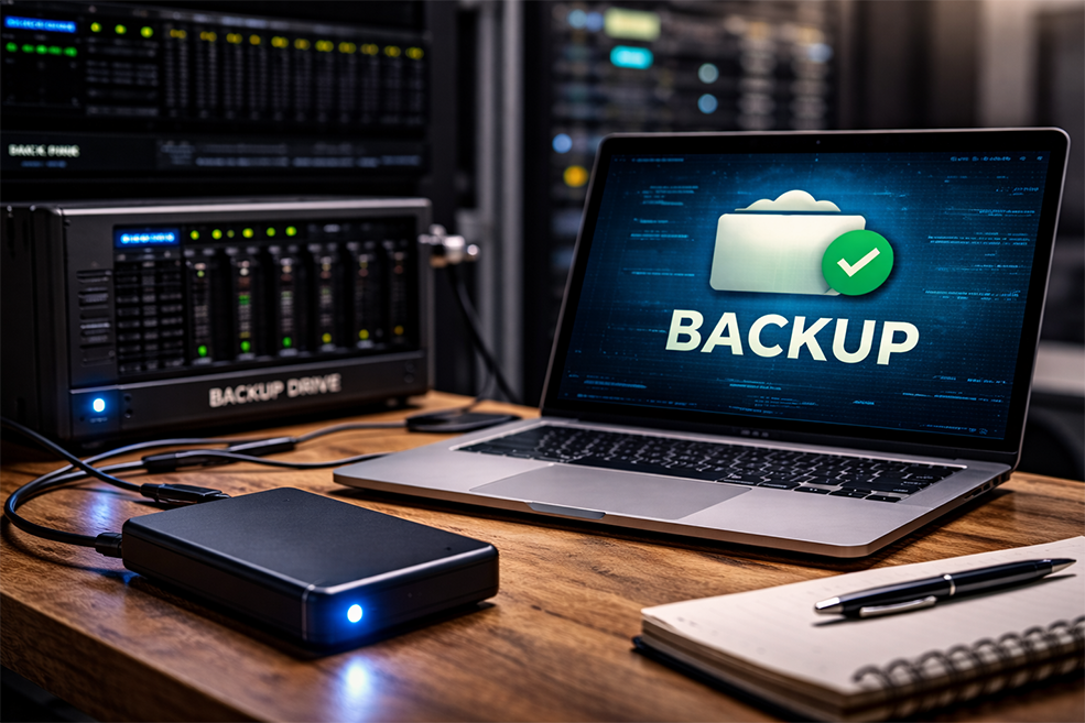 Business data backup and disaster recovery systems